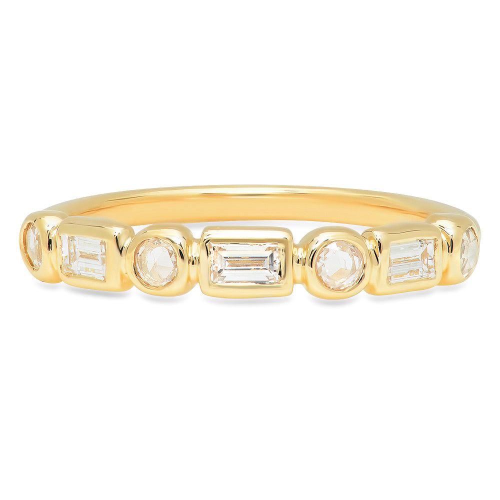 Alternating Diamond Band– Rosedale Jewelry